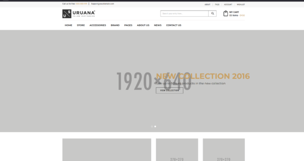 Template Website E-Commerce