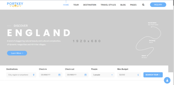 template portkey travel